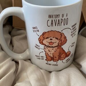 Cavapoo Dog Lover White Mug